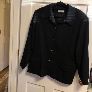 Fully Lined Alfred Dunner Blazer with Shoulder Pads